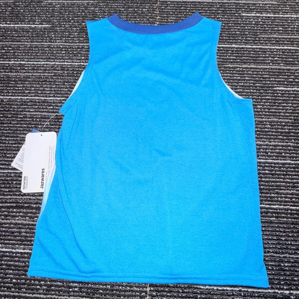 Squishmallows Pajama Set Kids Size 8 New Squish Squad Blue Ombre Tank Shorts